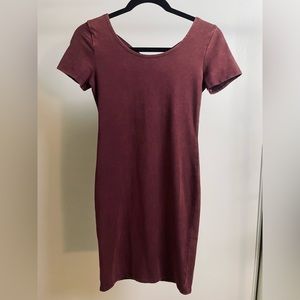 Forever 21 Acid Wash Cross-back Dress